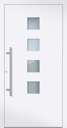 modern entry door white